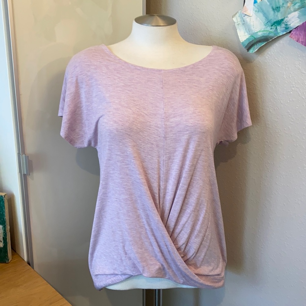 Antibes Blanc Gathered Top (sz XS)